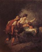 Jean Francois Millet Come back from field china oil painting reproduction